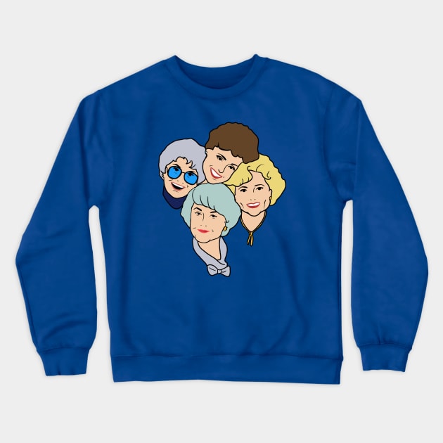 Super Golden Friends Crewneck Sweatshirt by UnleashedCreationz